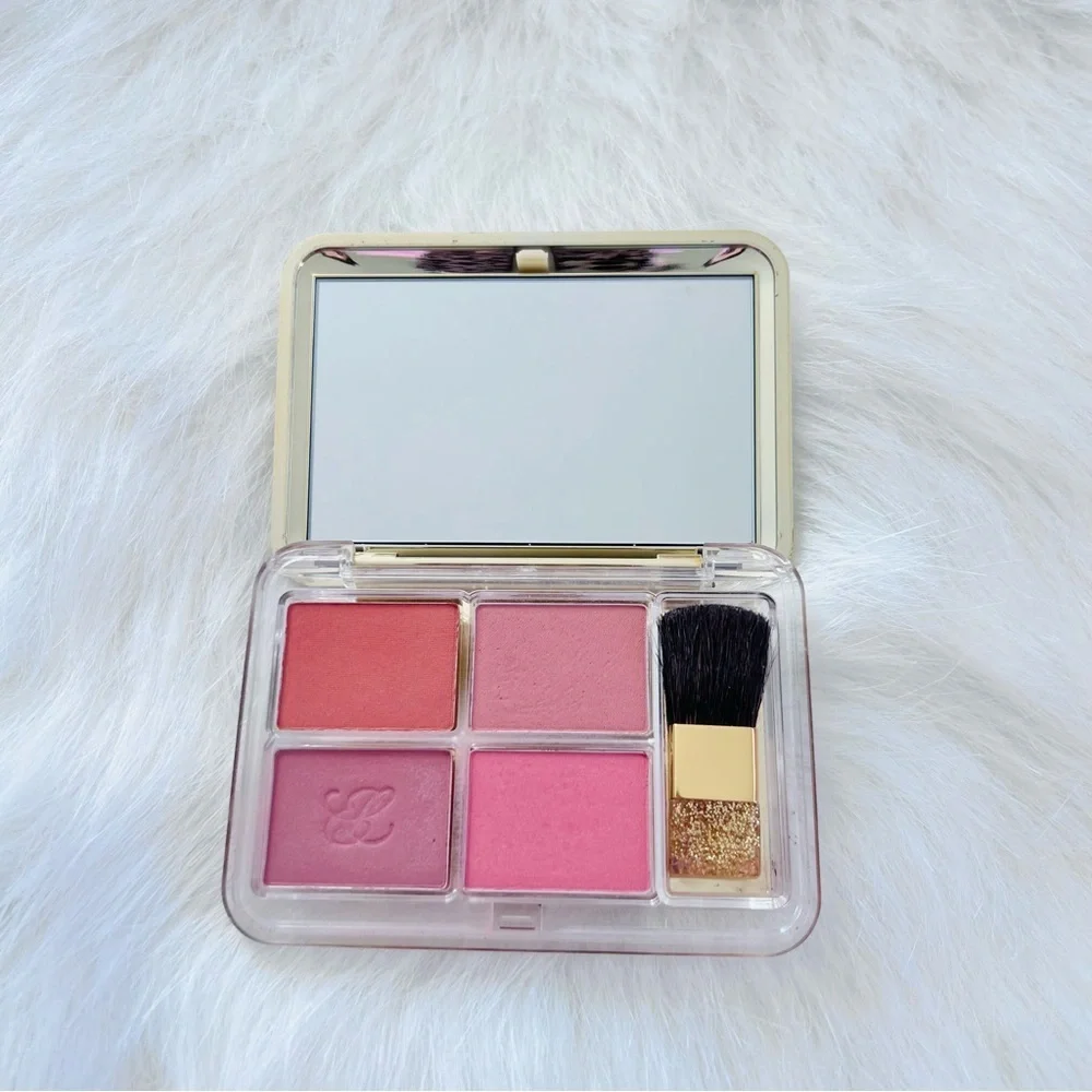 Rare Estee Lauder Deluxe Blush Compact-4 Discontinued Shades NEW